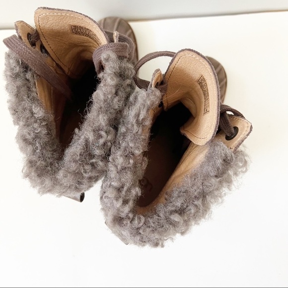 UGG Jaxon Suede Shearling Heeled Boots - Picture 10 of 14